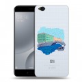 Полупрозрачный дизайнерский пластиковый чехол для Xiaomi Mi5C Санкт-Петербург