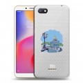 Полупрозрачный дизайнерский пластиковый чехол для Xiaomi RedMi 6A Санкт-Петербург