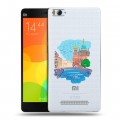 Полупрозрачный дизайнерский пластиковый чехол для Xiaomi Mi4i Санкт-Петербург