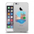 Полупрозрачный дизайнерский силиконовый чехол для Iphone 6 Plus/6s Plus Санкт-Петербург