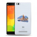 Полупрозрачный дизайнерский пластиковый чехол для Xiaomi Mi4i Санкт-Петербург