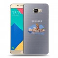 Полупрозрачный дизайнерский пластиковый чехол для Samsung Galaxy A9 Санкт-Петербург