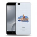 Полупрозрачный дизайнерский пластиковый чехол для Xiaomi Mi5C Санкт-Петербург