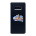 Полупрозрачный дизайнерский силиконовый чехол для Samsung Galaxy S10e Санкт-Петербург