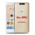 Полупрозрачный дизайнерский пластиковый чехол для ZTE Blade V8 Санкт-Петербург