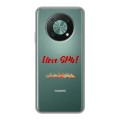 Полупрозрачный дизайнерский пластиковый чехол для Huawei Nova Y90 Санкт-Петербург