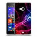 Дизайнерский пластиковый чехол для Microsoft Lumia 540 Абстракции Дым