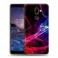 Дизайнерский пластиковый чехол для Nokia 7 Plus Абстракции Дым