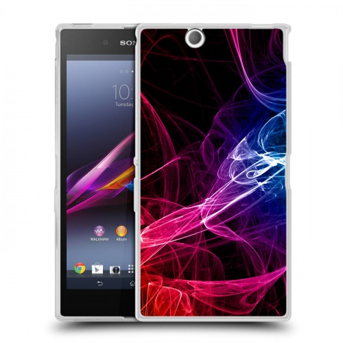 Дизайнерский пластиковый чехол для Sony Xperia Z Ultra  Абстракции Дым