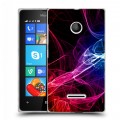 Дизайнерский пластиковый чехол для Microsoft Lumia 435 Абстракции Дым