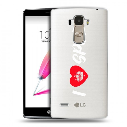 Полупрозрачный дизайнерский пластиковый чехол для LG G4 Stylus Санкт-Петербург