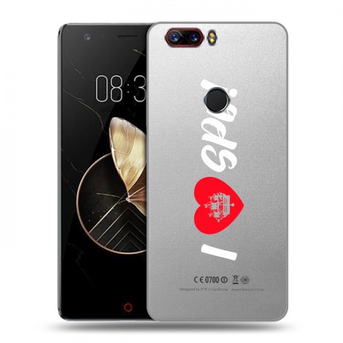 Полупрозрачный дизайнерский пластиковый чехол для ZTE Nubia Z17 Санкт-Петербург