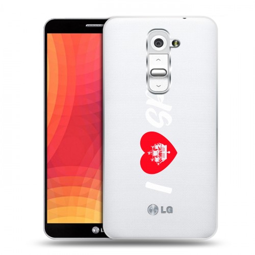 Полупрозрачный дизайнерский пластиковый чехол для LG Optimus G2 Санкт-Петербург