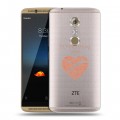 Полупрозрачный дизайнерский пластиковый чехол для ZTE Axon 7 Санкт-Петербург