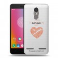 Полупрозрачный дизайнерский пластиковый чехол для Lenovo K6 Санкт-Петербург