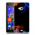 Дизайнерский пластиковый чехол для Microsoft Lumia 540 Абстракции Дым