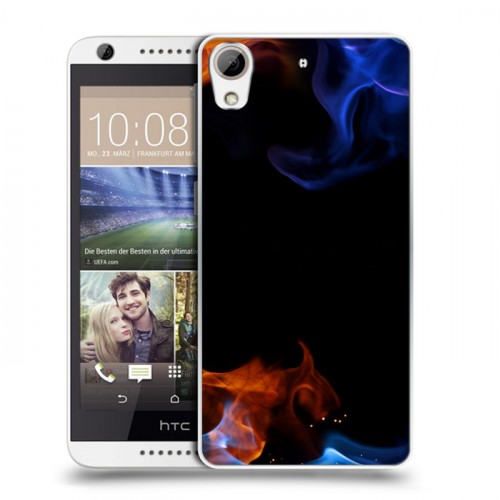Дизайнерский пластиковый чехол для HTC Desire 626 Абстракции Дым