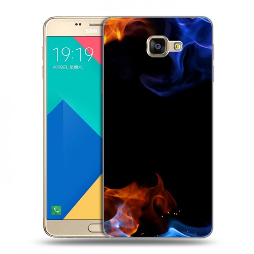 Дизайнерский силиконовый чехол для Samsung Galaxy A9 Абстракции Дым