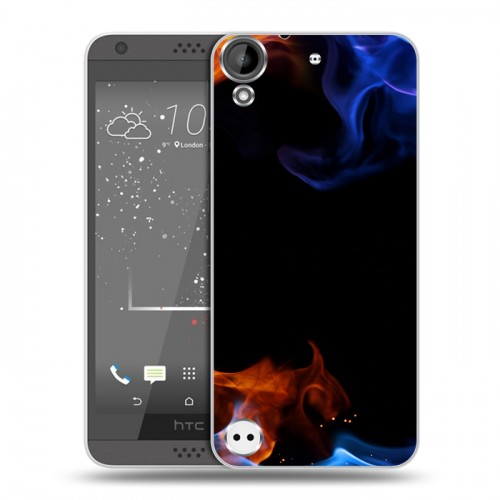 Дизайнерский пластиковый чехол для HTC Desire 530 Абстракции Дым