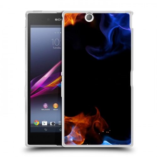 Дизайнерский пластиковый чехол для Sony Xperia Z Ultra  Абстракции Дым