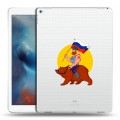 Полупрозрачный дизайнерский пластиковый чехол для Ipad Pro Российский флаг