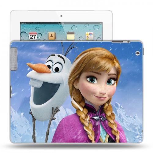 Дизайнерский пластиковый чехол для Ipad 2/3/4 Холодное сердце