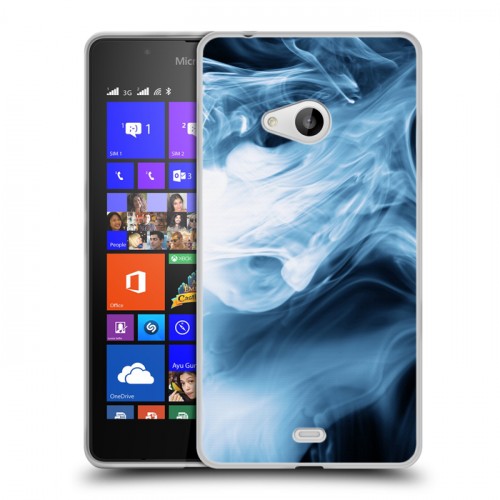 Дизайнерский пластиковый чехол для Microsoft Lumia 540 Абстракции Дым