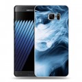 Дизайнерский пластиковый чехол для Samsung Galaxy Note 7 Абстракции Дым
