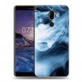 Дизайнерский пластиковый чехол для Nokia 7 Plus Абстракции Дым