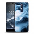 Дизайнерский пластиковый чехол для Nokia 5.1 Абстракции Дым