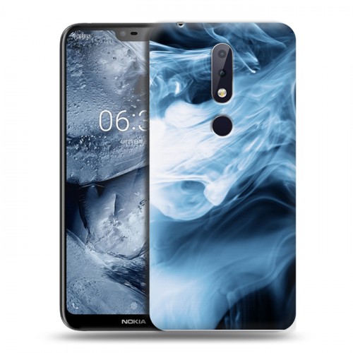 Дизайнерский силиконовый чехол для Nokia 6.1 Plus Абстракции Дым