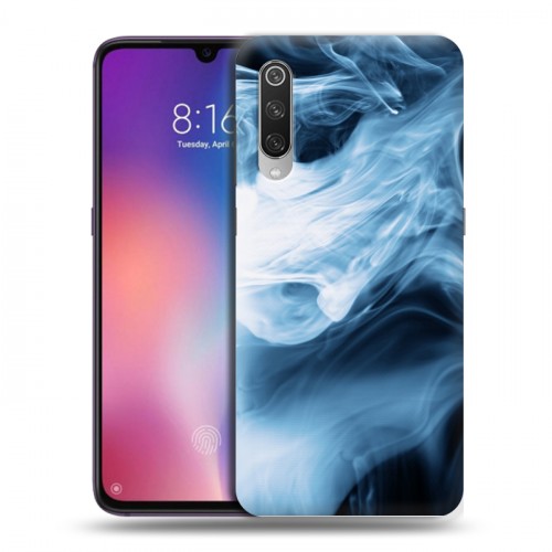 Дизайнерский силиконовый с усиленными углами чехол для Xiaomi Mi9 Абстракции Дым