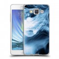 Дизайнерский пластиковый чехол для Samsung Galaxy A5 Абстракции Дым