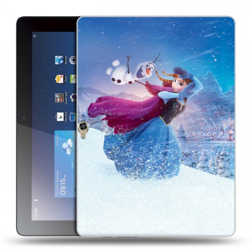 Дизайнерский силиконовый чехол для Huawei MediaPad M2 10 Холодное сердце