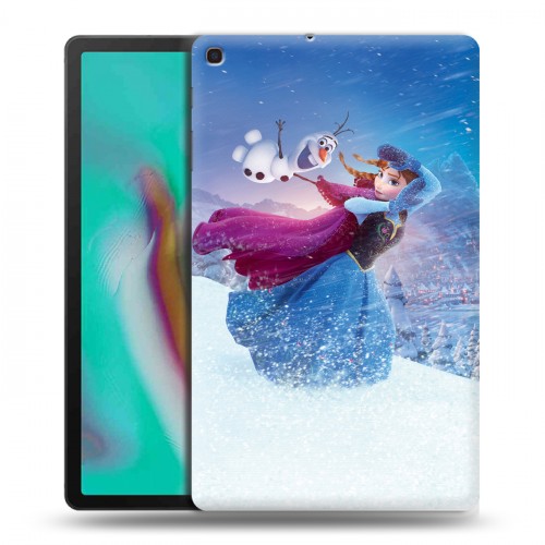 Дизайнерский силиконовый чехол для Samsung Galaxy Tab A 10.1 (2019) Холодное сердце