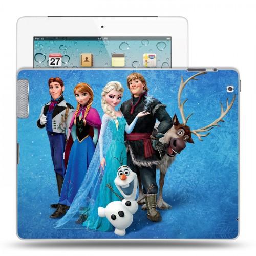 Дизайнерский пластиковый чехол для Ipad 2/3/4 Холодное сердце