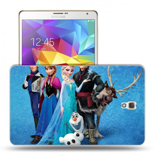 Дизайнерский силиконовый чехол для Samsung Galaxy Tab S 8.4 Холодное сердце