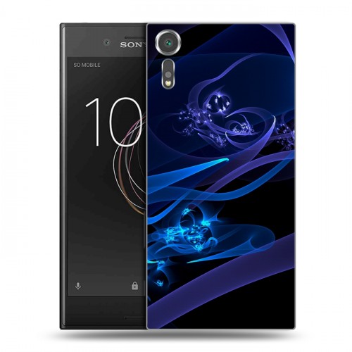 Дизайнерский пластиковый чехол для Sony Xperia XZs Абстракции Дым