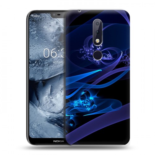 Дизайнерский силиконовый чехол для Nokia 6.1 Plus Абстракции Дым