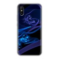 Дизайнерский силиконовый с усиленными углами чехол для Xiaomi RedMi 9A Абстракции Дым