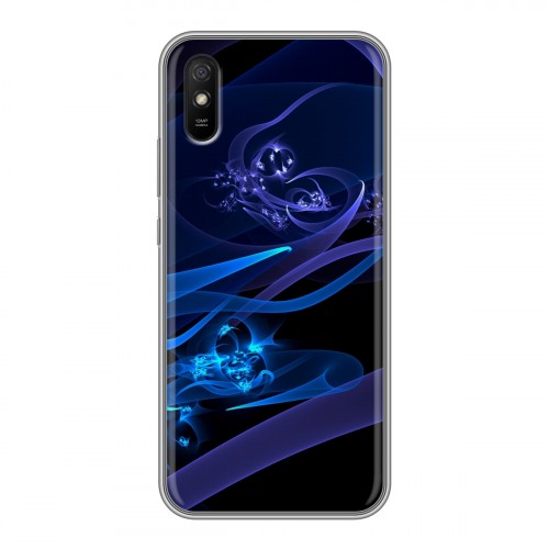 Дизайнерский силиконовый с усиленными углами чехол для Xiaomi RedMi 9A Абстракции Дым