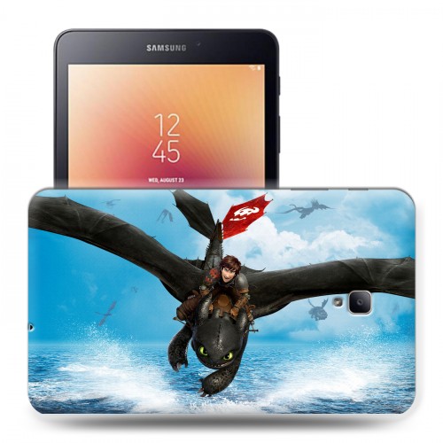 Дизайнерский силиконовый чехол для Samsung Galaxy Tab A 8.0 (2017) Как приручить дракона