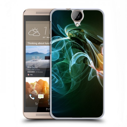 Дизайнерский силиконовый чехол для HTC One E9+ Абстракции Дым