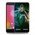 Дизайнерский силиконовый чехол для Lenovo K6 Абстракции Дым