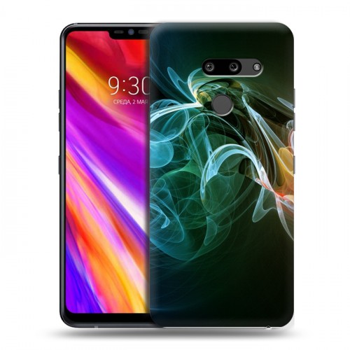 Дизайнерский пластиковый чехол для LG G8 ThinQ Абстракции Дым