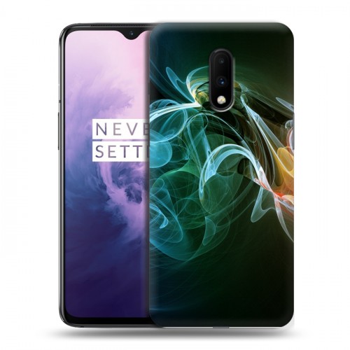 Дизайнерский пластиковый чехол для OnePlus 7 Абстракции Дым