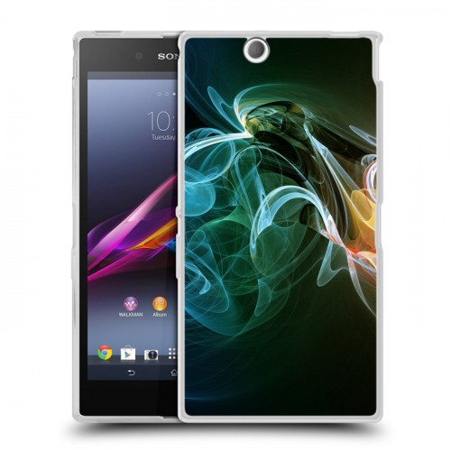 Дизайнерский пластиковый чехол для Sony Xperia Z Ultra  Абстракции Дым