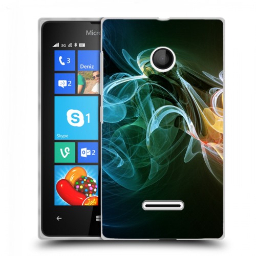 Дизайнерский пластиковый чехол для Microsoft Lumia 435 Абстракции Дым