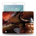 Дизайнерский силиконовый чехол для Samsung Galaxy Tab S2 9.7 Как приручить дракона