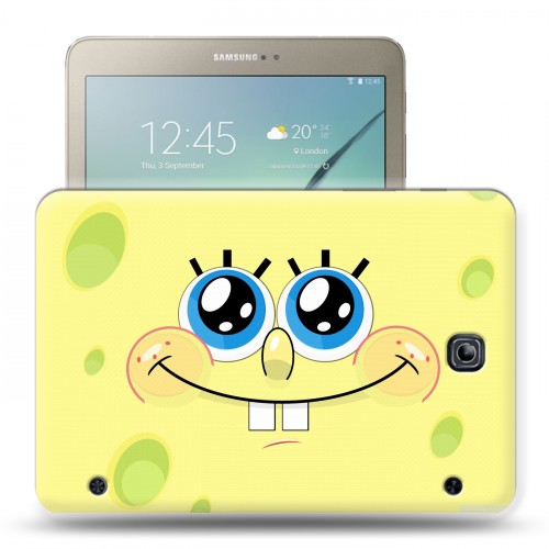 Дизайнерский силиконовый чехол для Samsung Galaxy Tab S2 8.0 Губка Боб